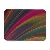 Dark Rainbow Swirls Magnet Magneet (Horizontaal)