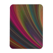 Dark Rainbow Swirls Magnet Magneet (Verticaal)