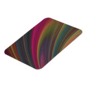 Dark Rainbow Swirls Magnet Magneet (Linkerzijde)