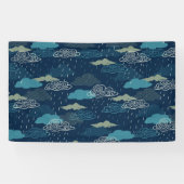 Dark Rainy Night Spandoek (Horizontaal)