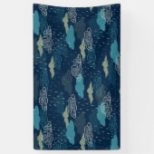 Dark Rainy Night Spandoek (Verticaal)