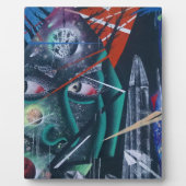 Dark Rave Graffiti Fotoplaat (Voorkant)