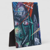 Dark Rave Graffiti Fotoplaat (Zijkant)