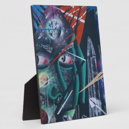 Dark Rave Graffiti Fotoplaat (Zijkant)