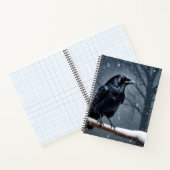 Dark Raven Black Bird Notitieboek (Binnen)