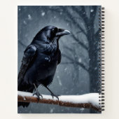 Dark Raven Black Bird Notitieboek (Achterkant)