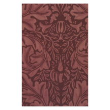 Dark Red Acanthus Leaves (van William Morris)