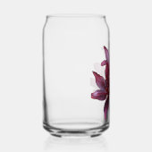 Dark Red Asiatic Lilies Floral Blikvorm Glas (Rechts)
