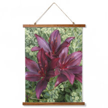 Dark Red Asiatic Lilies Floral
