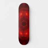Dark Red Burgundy Gothic Lace Snowflake Persoonlijk Skateboard (Voorkant)