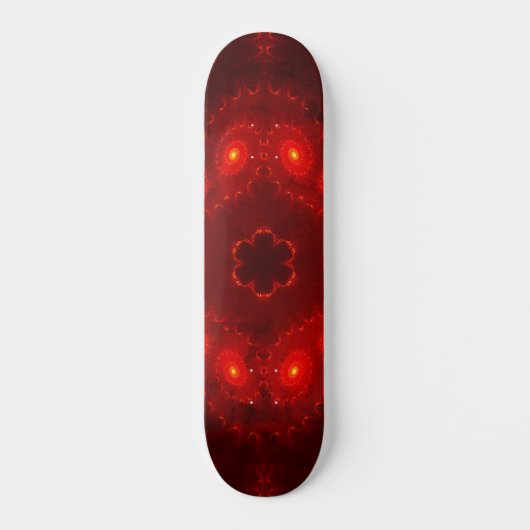 Dark Red Burgundy Gothic Lace Snowflake Persoonlijk Skateboard (Voorkant)