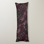 Dark Red Camo Body Pillow Lichaamskussen (Achterkant (Verticaal))