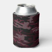 Dark Red Camo Koelbox Blikjeskoeler (Blikje Voorkant)