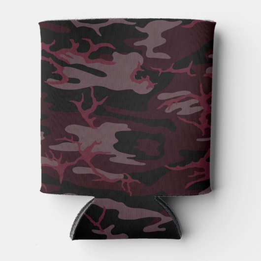 Dark Red Camo Koelbox Blikjeskoeler (Voorkant)