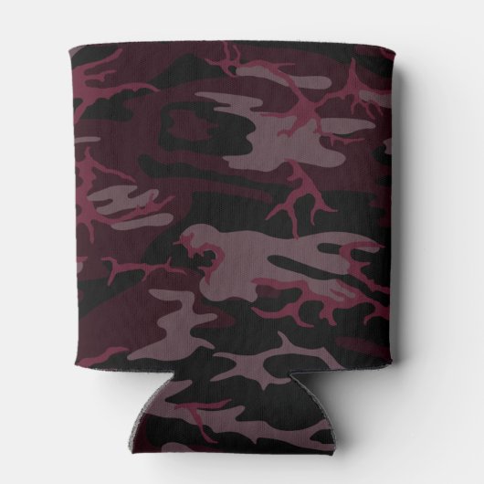 Dark Red Camo Koelbox Blikjeskoeler (Achterkant)