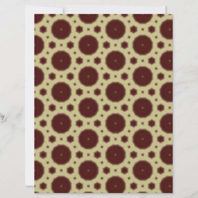 Dark Red design scrapbooking paper (Voorkant)