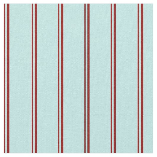 Dark Red en Turquoise Pattern Stof (Close Up)