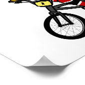Dark Red Girls BMX Poster (Hoek)