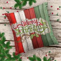 Dark Red Green Weathered Wooden Plantern Pattern