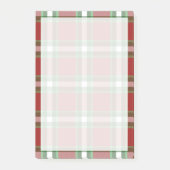 Dark Red Green White Play Squares Patroon Post-it® Notes (Voorkant)