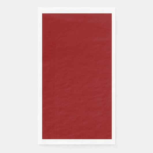 Dark Red Guest Napkin Servet (Voorkant)
