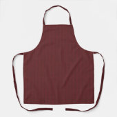 Dark Red Herringbone Pattern Sierkussen Schort (Voorkant)