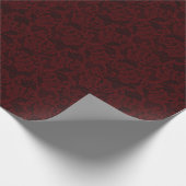 Dark Red Lace Cadeaupapier (Hoek)