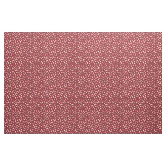 Dark Red Large Scale Florence Pattern Stof (Yard (91,4 cm))