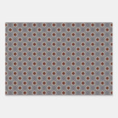 Dark Red Masculine Set Inpakpapier Vel (Voorkant 3)