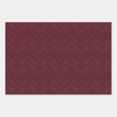 Dark Red Masculine Set Inpakpapier Vel (Voorkant 2)