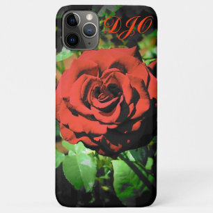 Dark Red Rose beroemd gemaakt door DJONeill Case-Mate iPhone Case