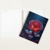 Dark Red Rose Planner (Display)