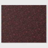 Dark Red Ruby Glitter Cadeaupapier (Vlak)