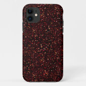 Dark Red Ruby Glitter Case-Mate iPhone Case (Achterkant)