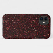 Dark Red Ruby Glitter Case-Mate iPhone Case (Achterkant (horizontaal))