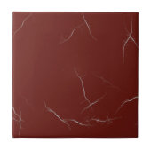 Dark Red Simulation Marble Tile Tegeltje (Voorkant)