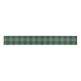 Dark Red Tartan Plaid Grosgrain Lint