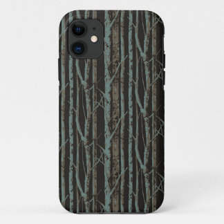 Dark Retro Birch Case-Mate iPhone Case