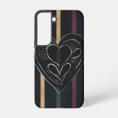 Dark Retro Pop Art Samsung Galaxy Hoesje (Achterkant)