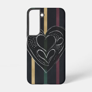Dark Retro Pop Art Samsung Galaxy Hoesje