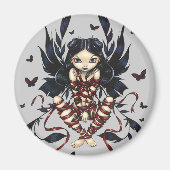 "Dark Ribbon Fairy" magneet (Voorkant)