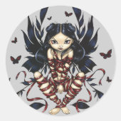 "Dark Ribbon Fairy" Sticker (Voorkant)