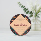 Dark Rich Floral Theme Vrijgezellenfeest Kaart (Staand voorkant)