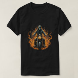 Dark Rider / skelet motorrijder T-shirt