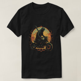 Dark Rider / skelet motorrijder T-shirt