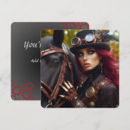 Dark Rider Steampunk Victoriaans Lady