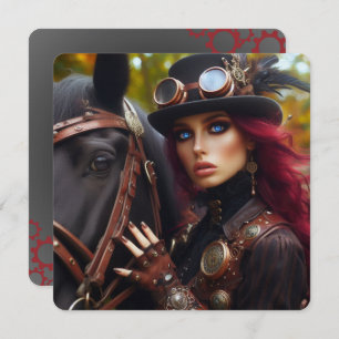 Dark Rider Steampunk Victoriaans Lady