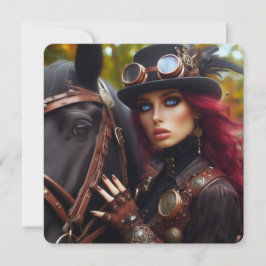 Dark Rider Steampunk Victoriaans Lady