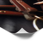 Dark Rider Steampunk Victoriaans Lady Perfect Poster (Hoek)