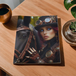 Dark Rider Steampunk Victoriaanse Dame Decoupage Tissuepapier